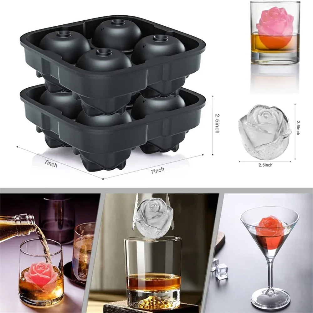 Rose 3D-Silicone Mould