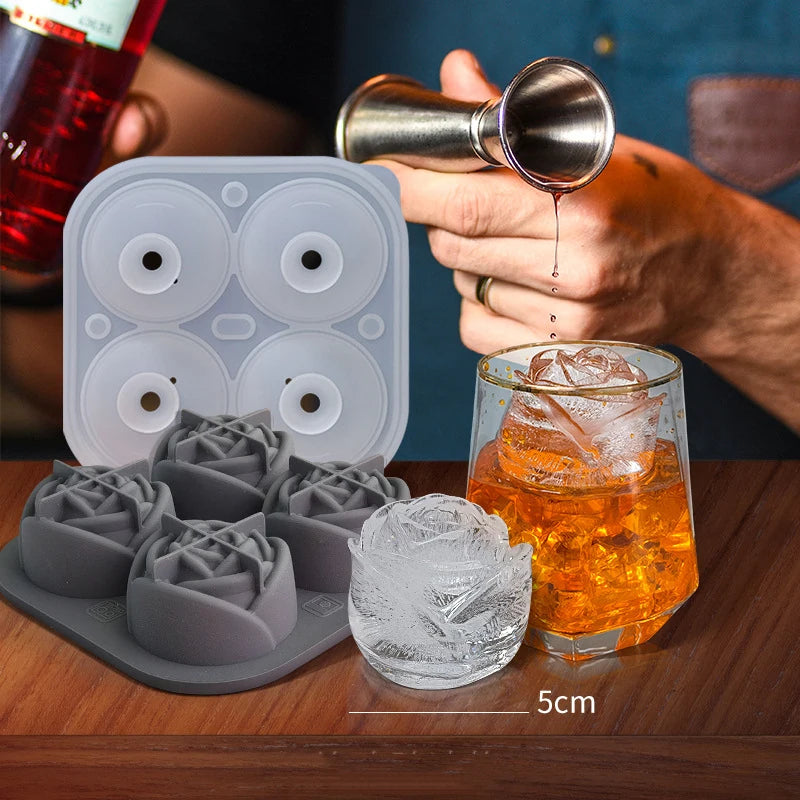 Rose 3D-Silicone Mould