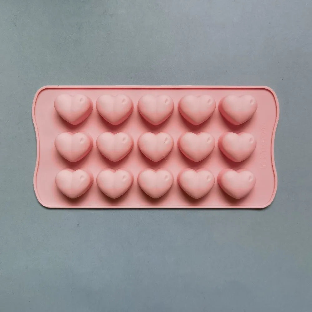 Cute Heart Silicone Mould