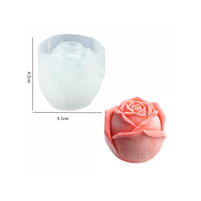 Single Rose 3D-Silicone Mould