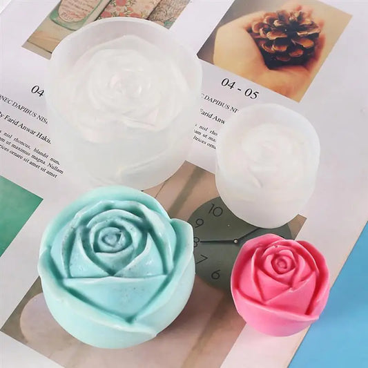 Single Rose 3D-Silicone Mould