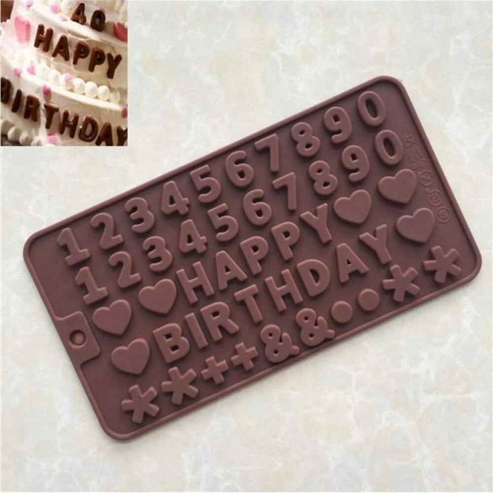 Birthday Silicone Mould