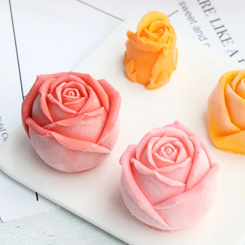 Single Rose 3D-Silicone Mould